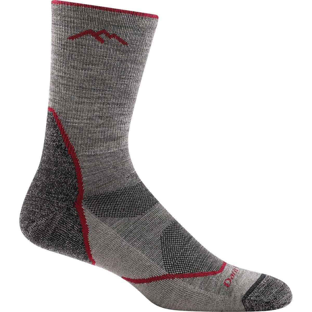 Darn Tough Light Hiker Micro Crew Sock Men's in Taupe